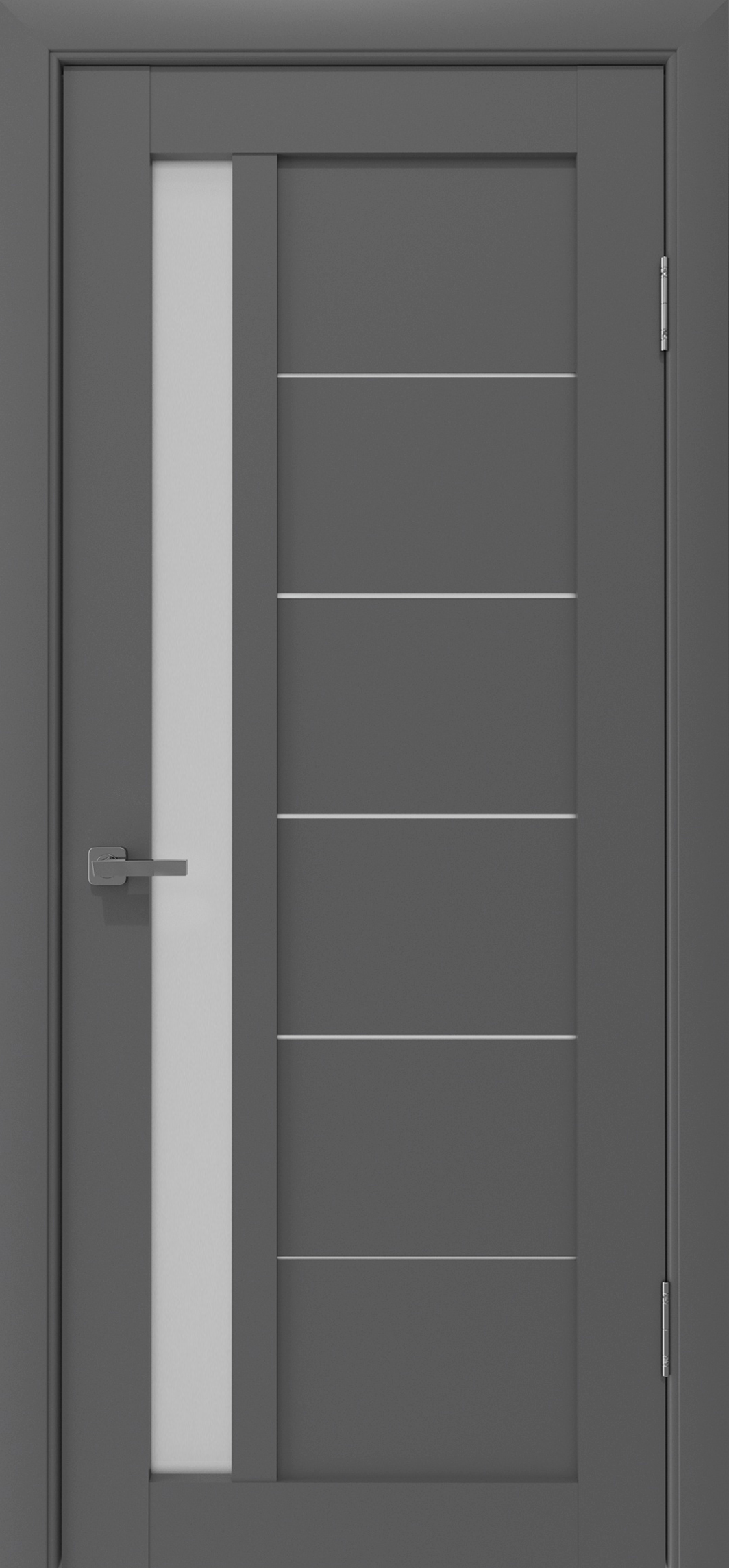 San Francisco чорне скло титан софтач Alliance Doors