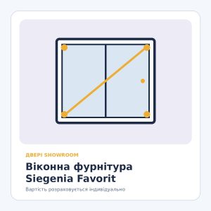 Віконна фурнітура Siegenia Favorit